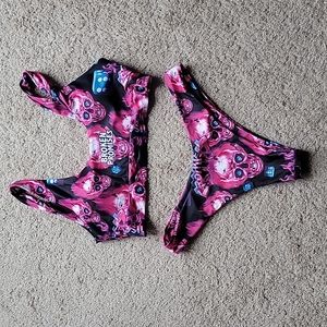 Broken Promises Skull Bikini Set